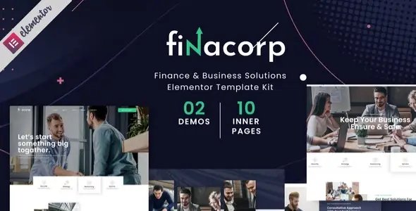 FinaCorp – Finance Corporate Elementor Template Kit